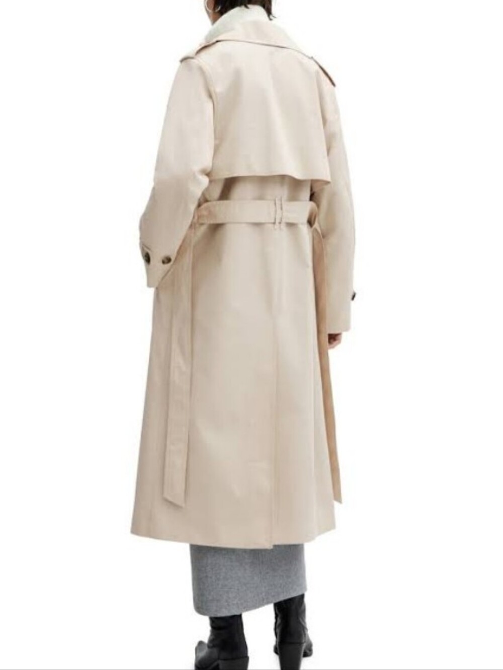 Women’s Classic Belted Trench Coat - Picture 2 of 15